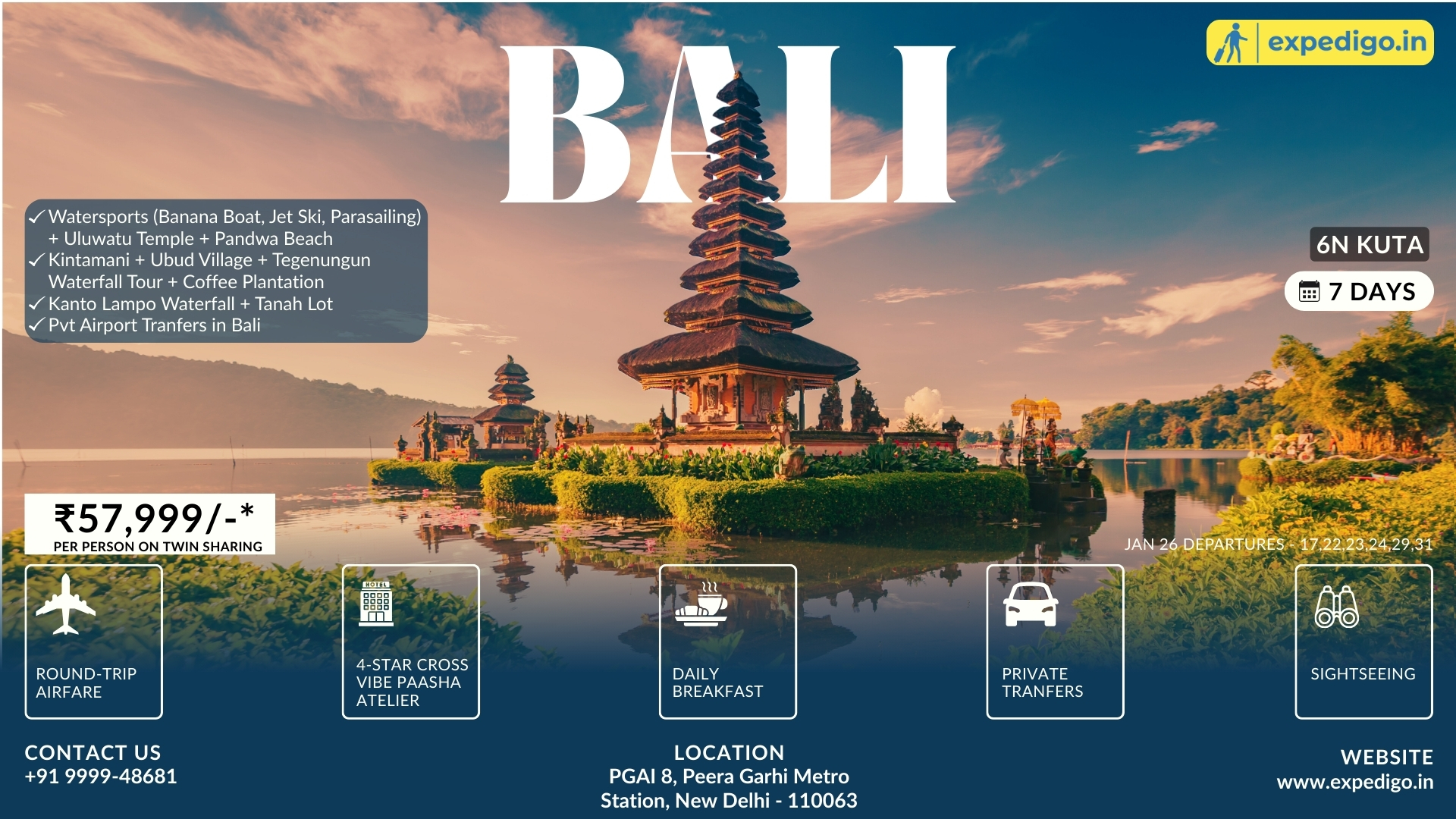Bali tour packages